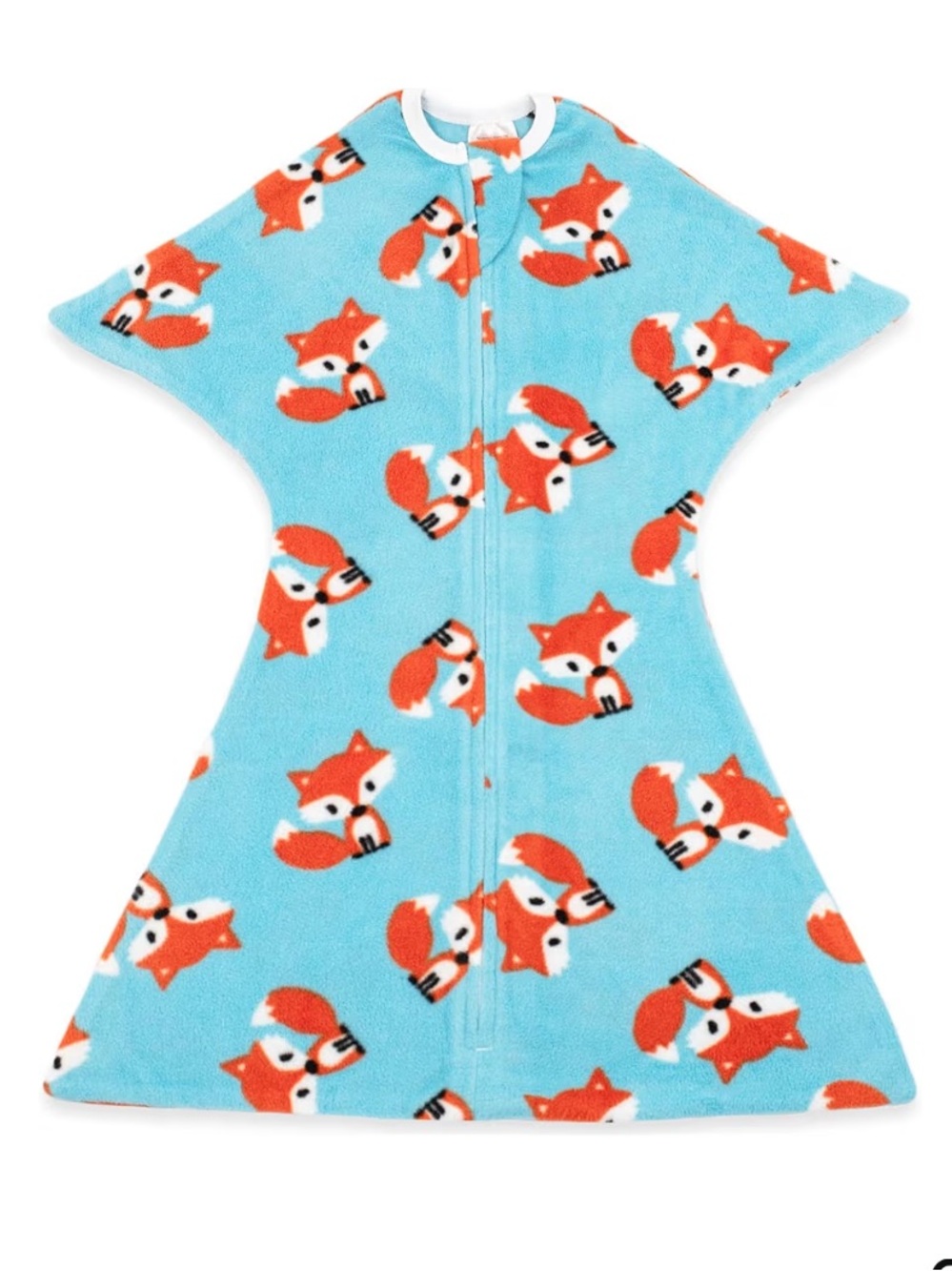 Sleeping Baby Friendly Fox Fleece Zipadee-Zip Swaddle Large 12M-24M